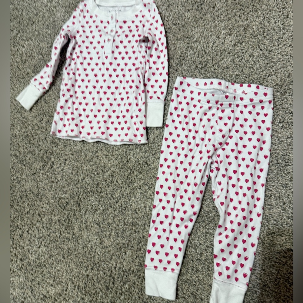 Roller Rabbit 12-18 mo pink heart pjs